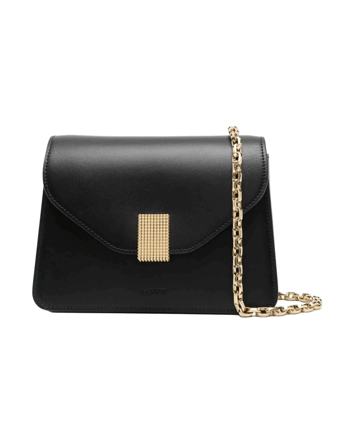 Lanvin Leather Black Handbag Glam Steals