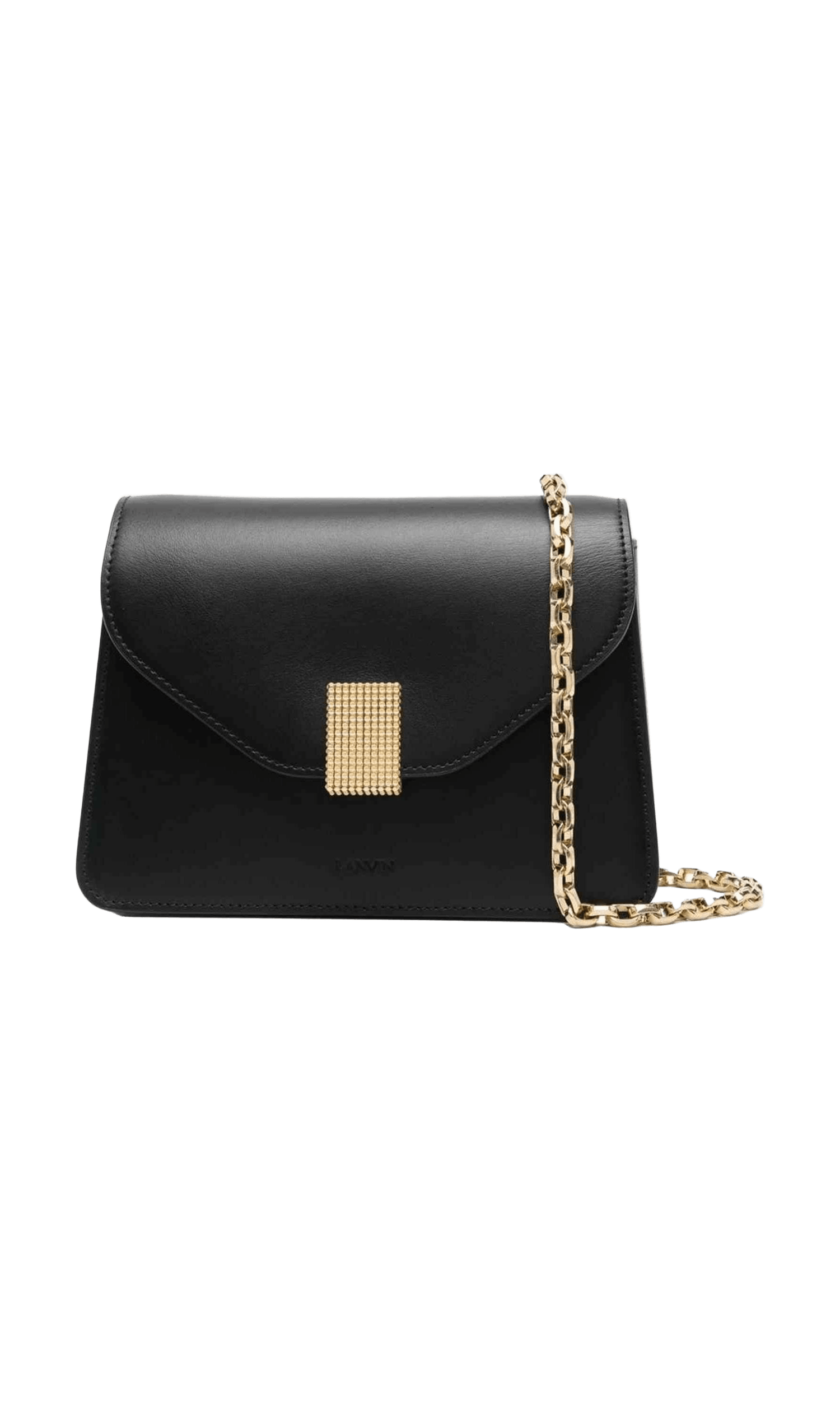 Lanvin Leather Black Handbag Glam Steals