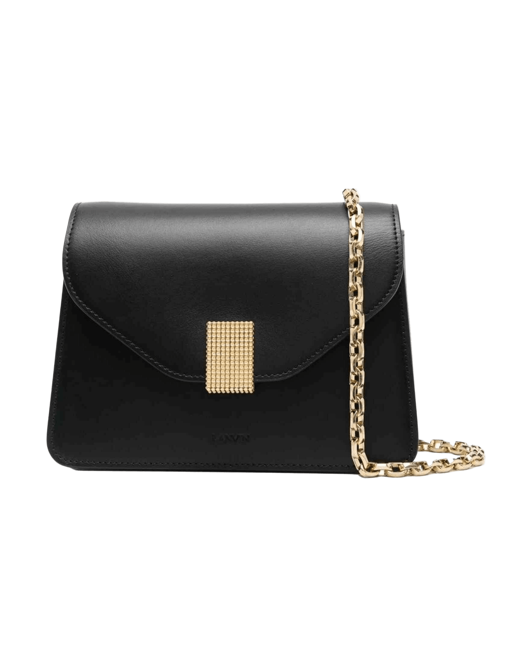Lanvin Leather Black Handbag Glam Steals