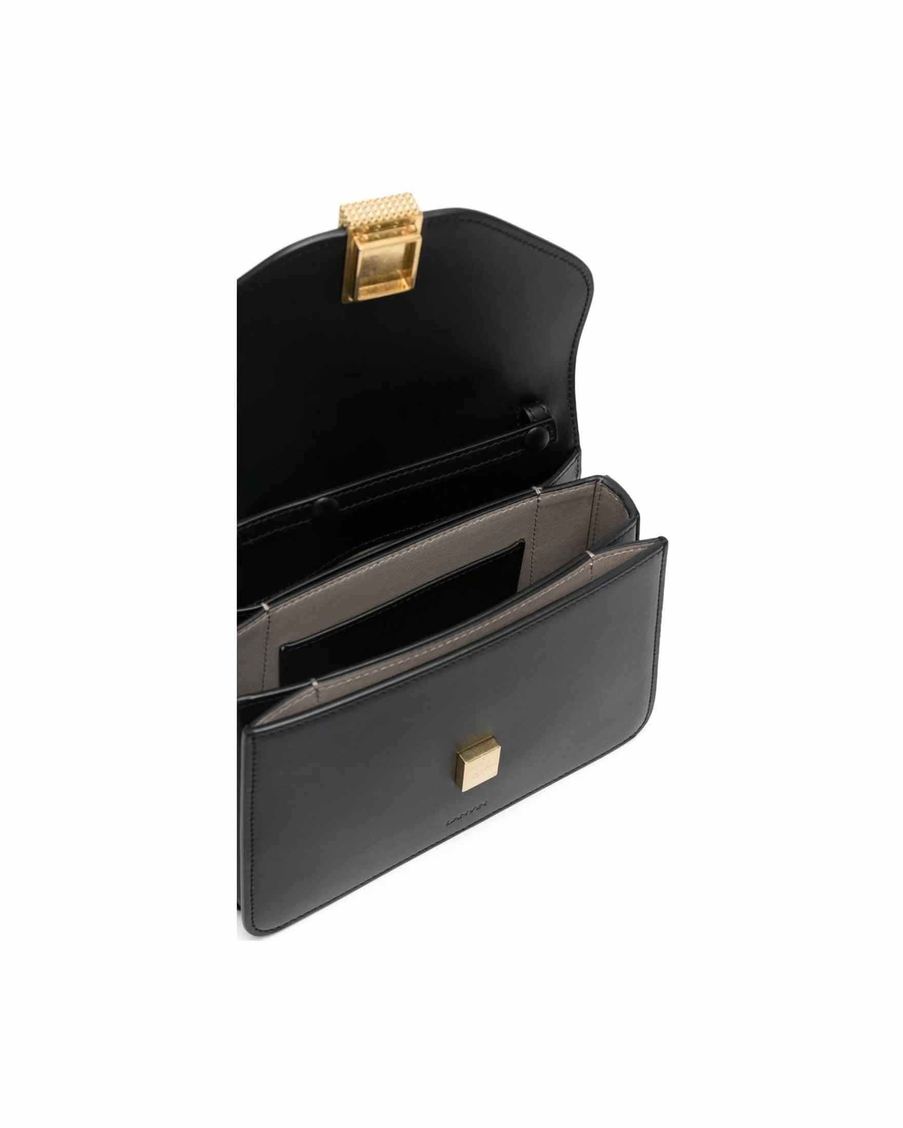 Lanvin Leather Black Handbag Glam Steals