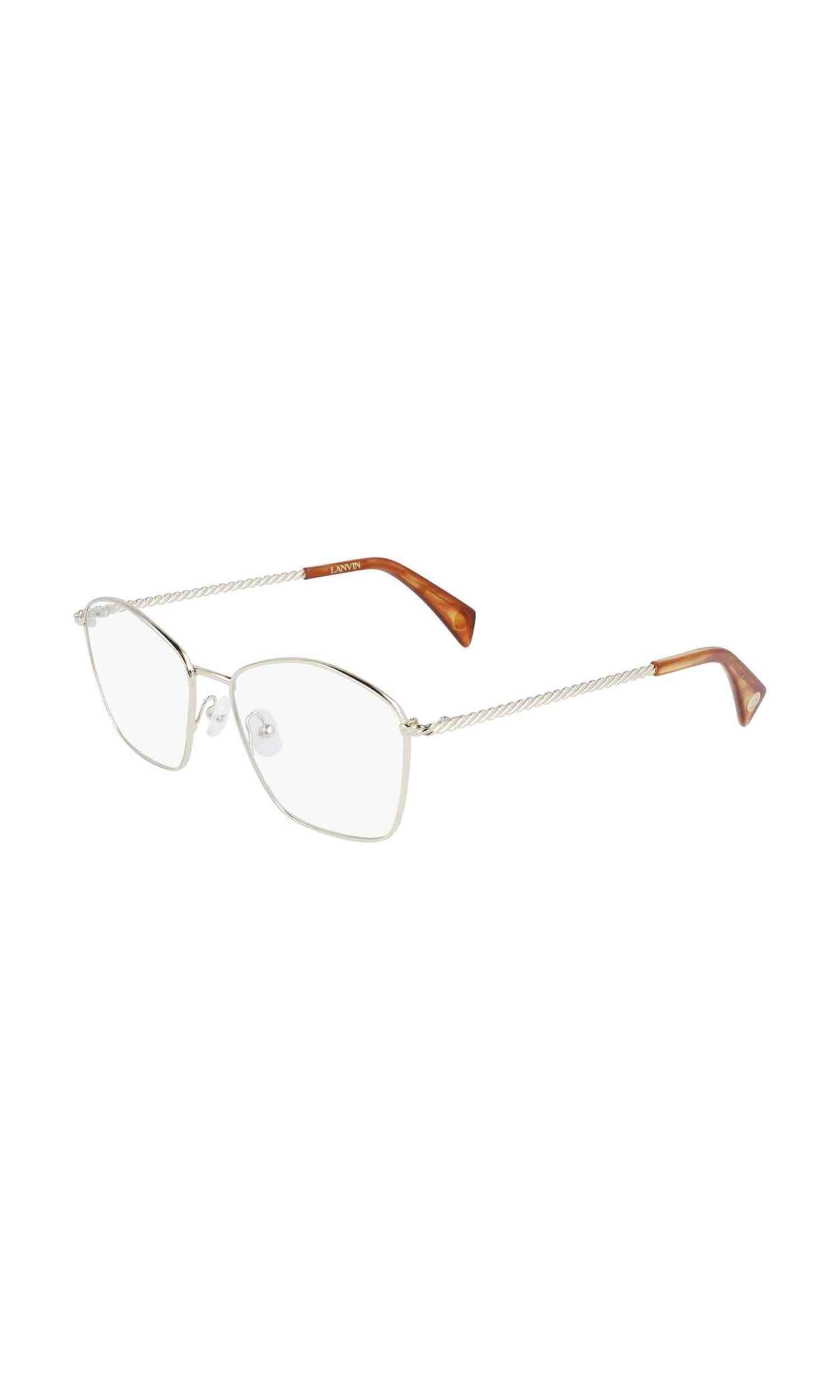 Lanvin Metal Yellow Frame Glam Steals