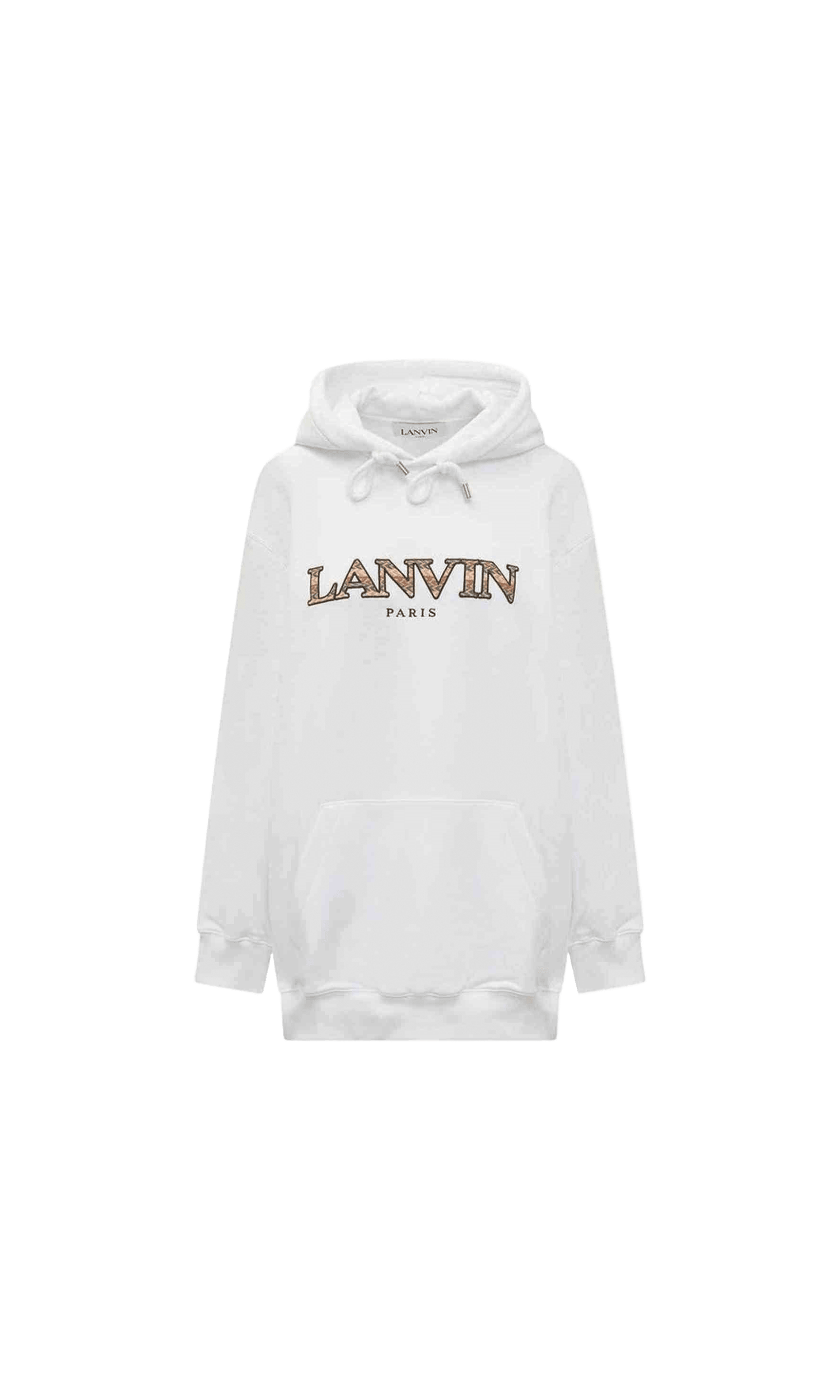 Lanvin Oversized Logo Hoodie Sweat-Shirt Glam Steals