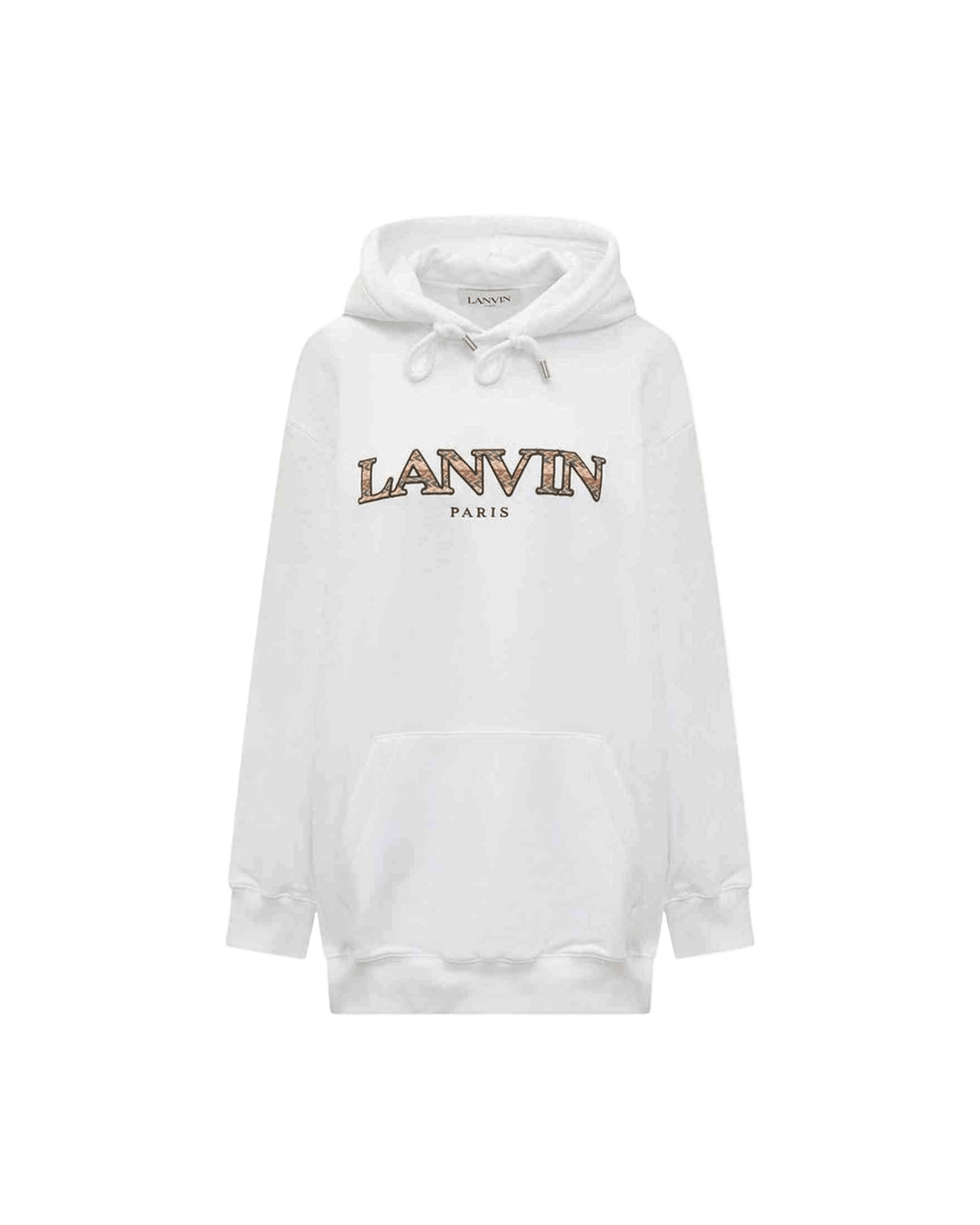 Lanvin Oversized Logo Hoodie Sweat-Shirt Glam Steals