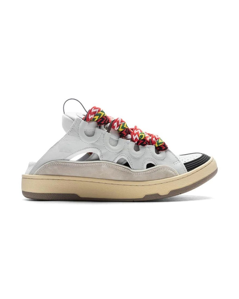 Lanvin White Calfskin Chunky Sneakers Glam Steals
