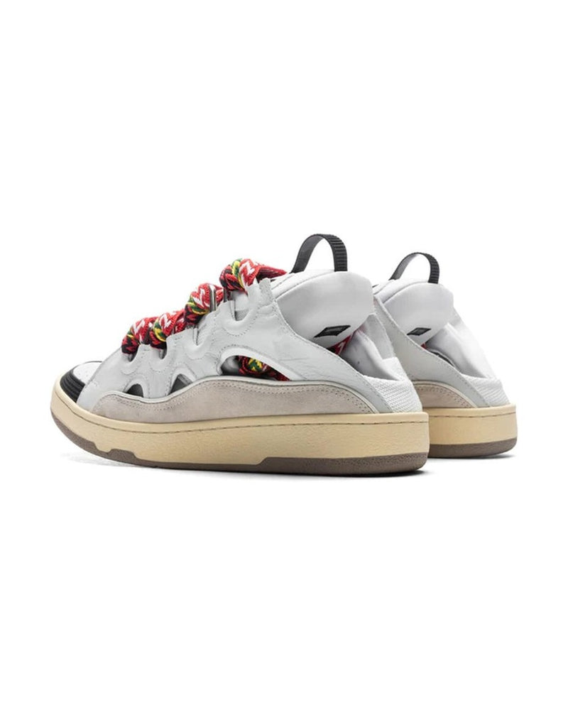 Lanvin White Calfskin Chunky Sneakers Glam Steals