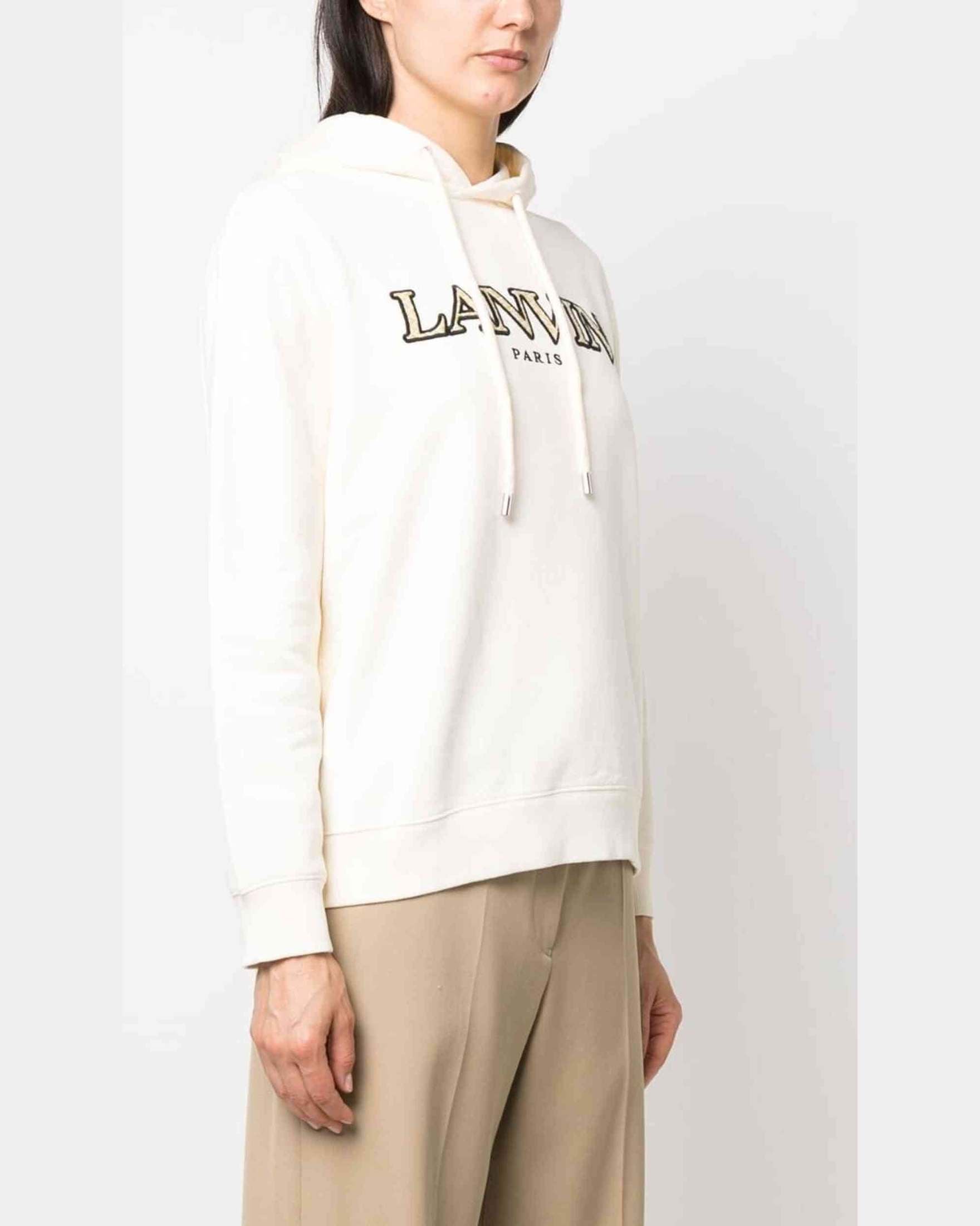 Lanvin White Sweater Hoodies