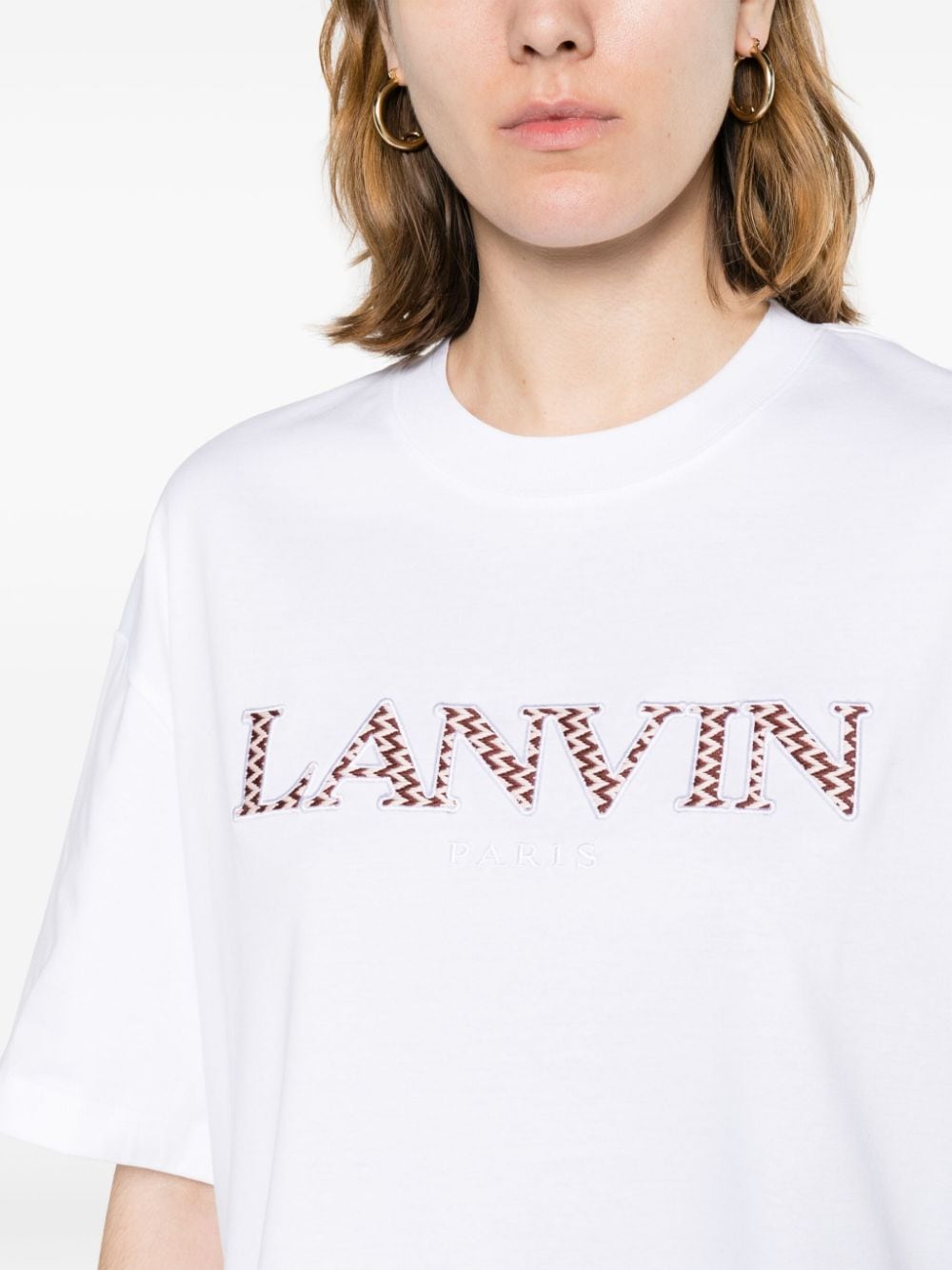 Lanvin White T-shirt Glam Steals