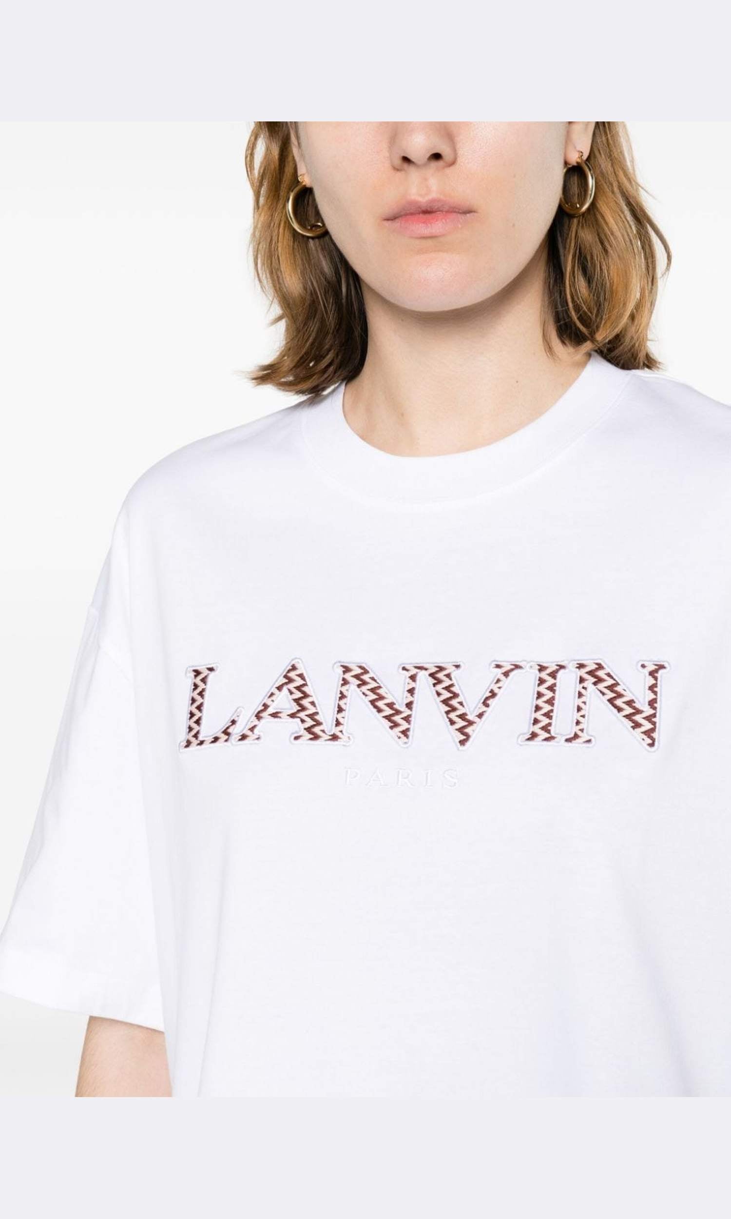 Lanvin White T-shirt Glam Steals