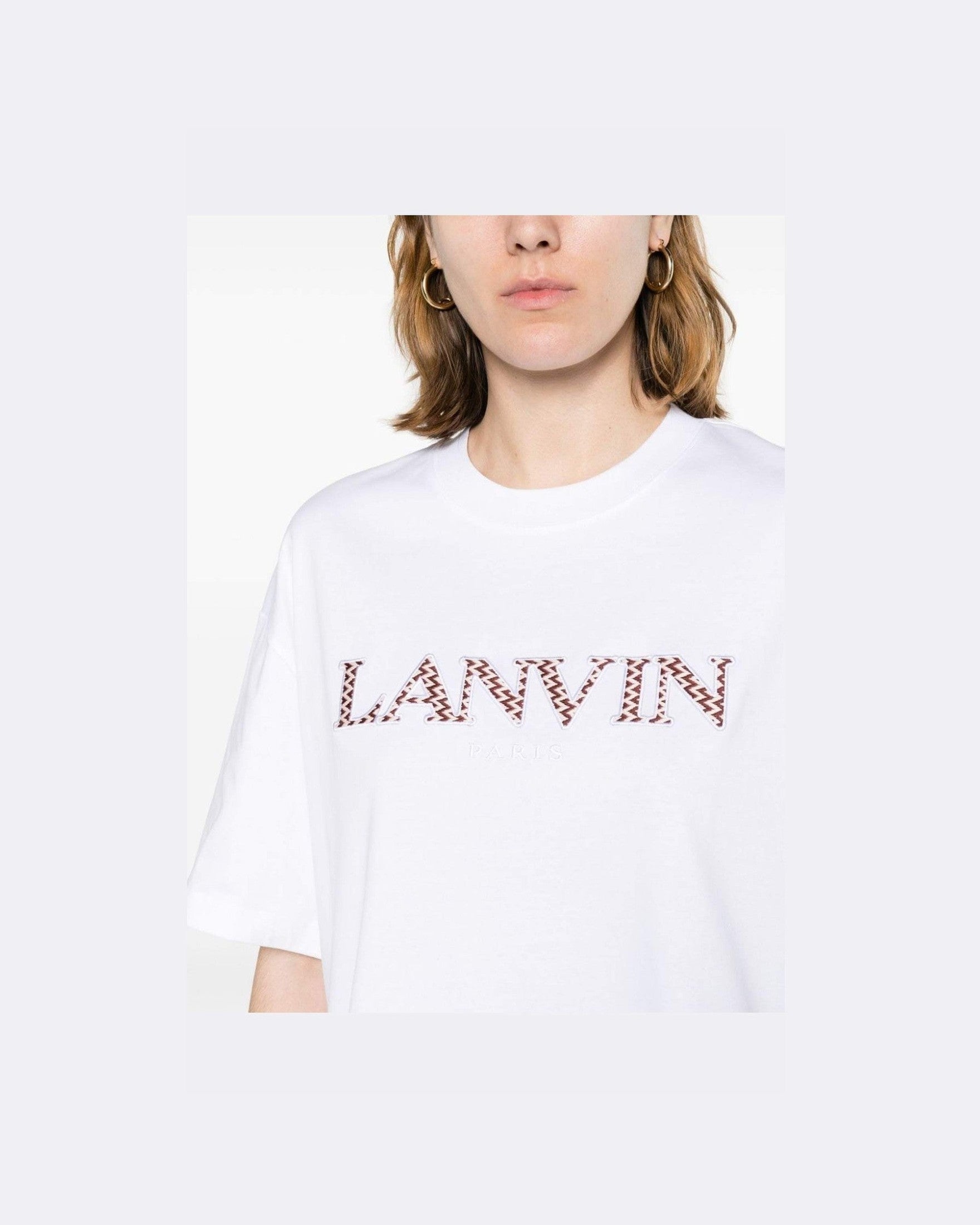 Lanvin White T-shirt Glam Steals