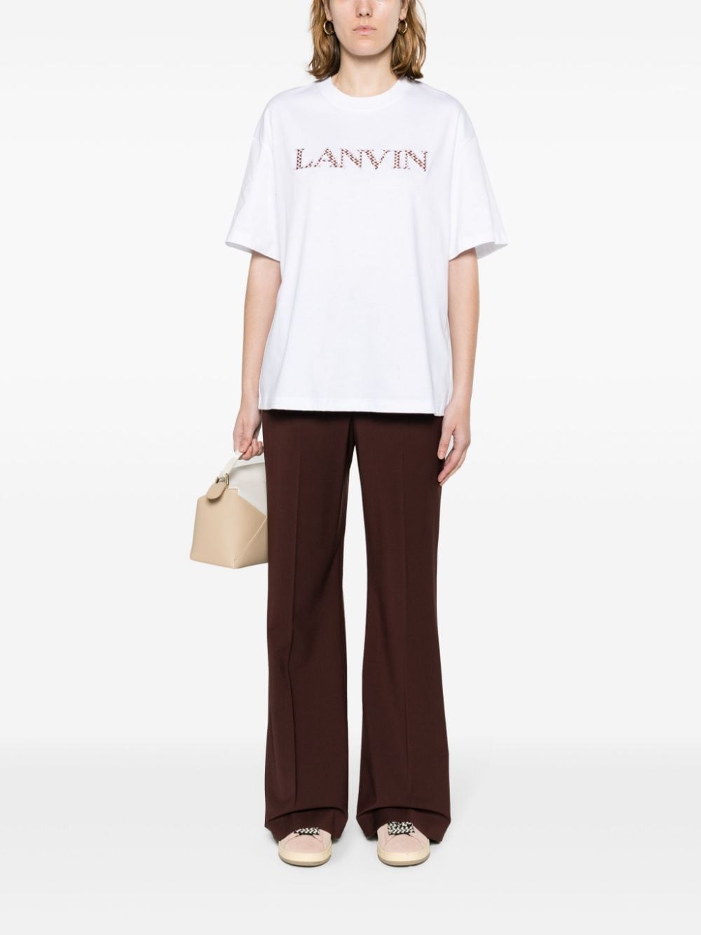 Lanvin White T-shirt Glam Steals