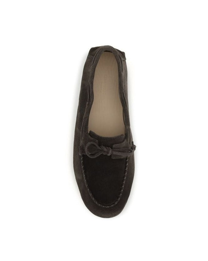 Le Monde Béryl Brown Calf Leather Bos Taurus Slip On Loafers Glam Steals
