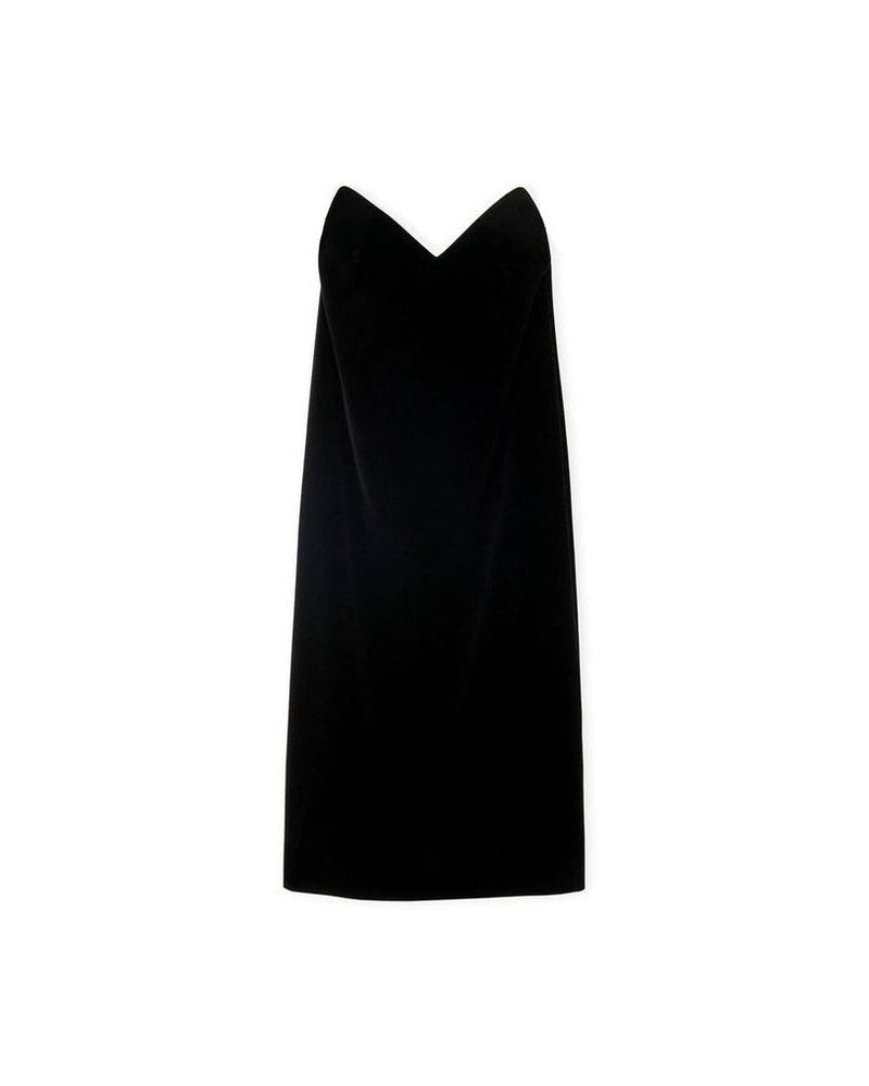 Loewe Black Cotton Cocktail Dress 