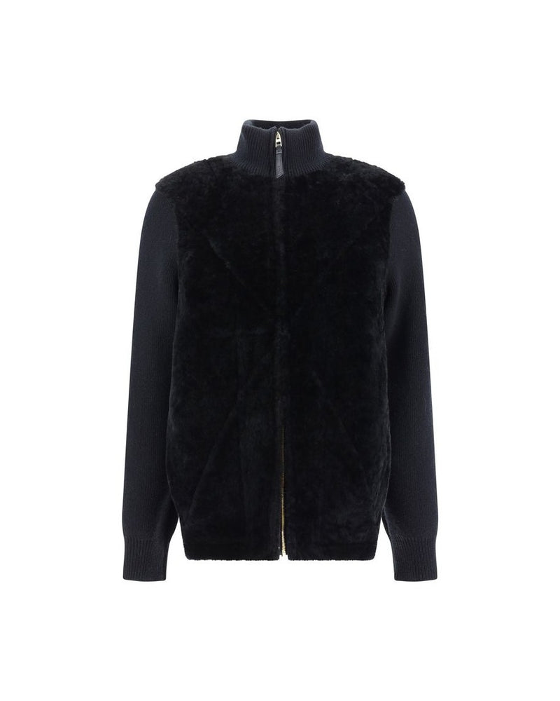 Loewe Black Lamb Fur Coat Glam Steals