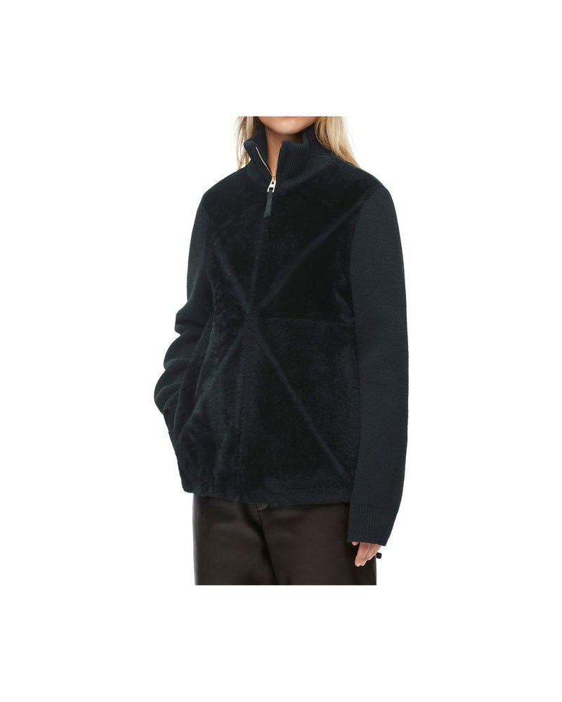 Loewe Black Lamb Fur Coat Glam Steals