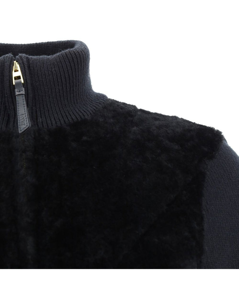 Loewe Black Lamb Fur Coat Glam Steals