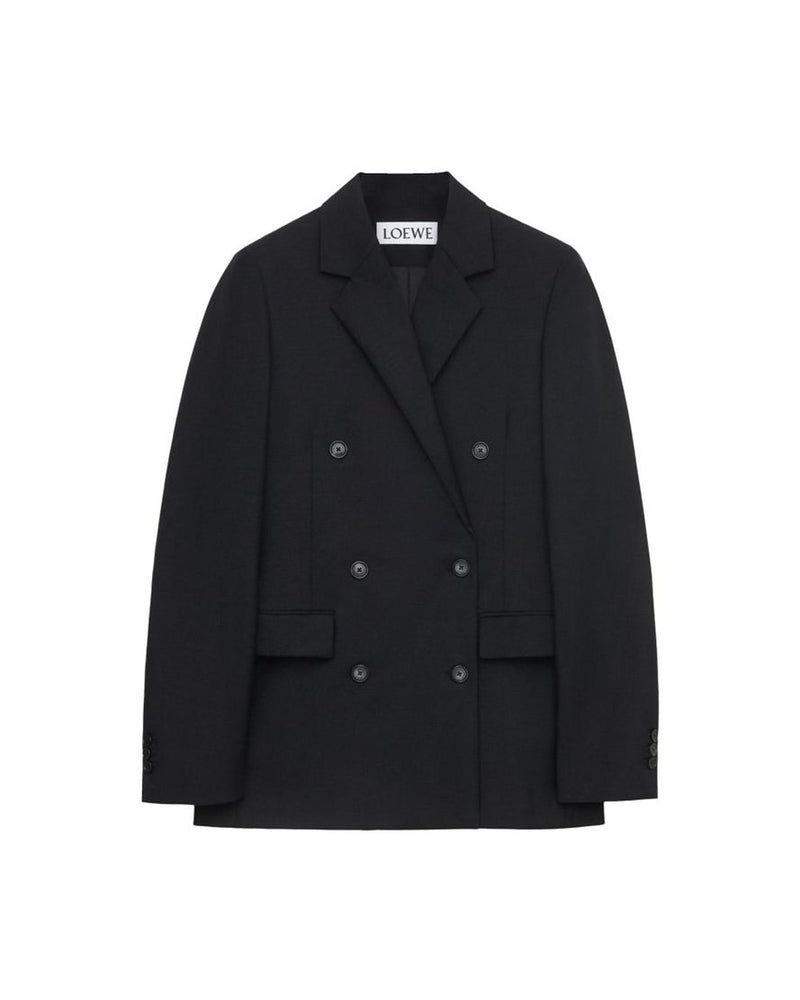 Loewe Black Mohair Coat Glam Steals