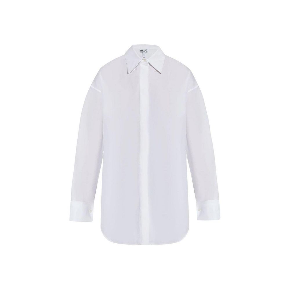 Loewe Cotton Draped Shirt Glam Steals