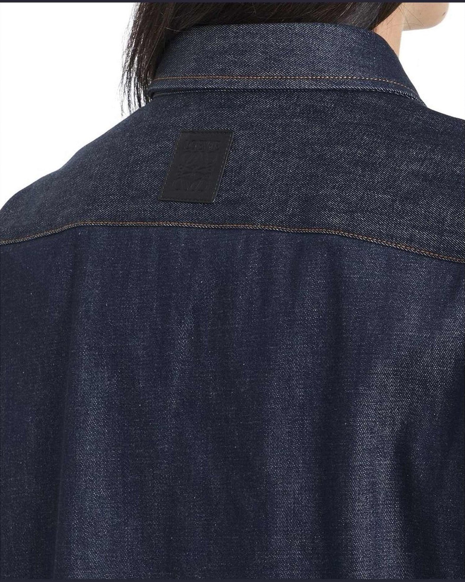 Loewe Denim Chain Shirt Dress Glam Steals