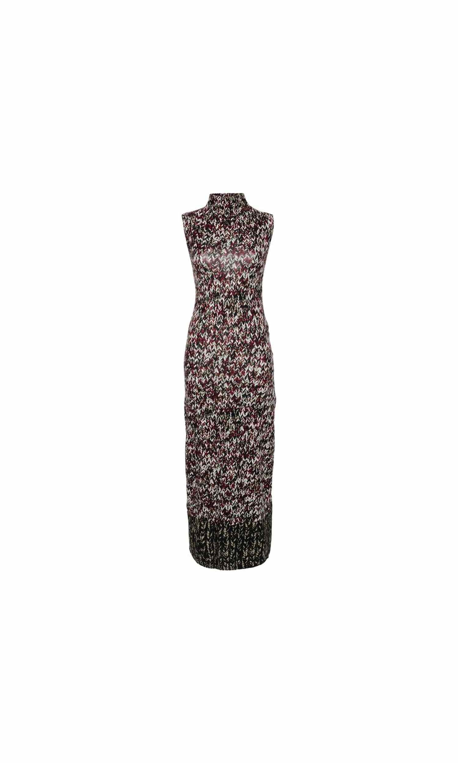 Loewe Knit Print Long Dress Glam Steals
