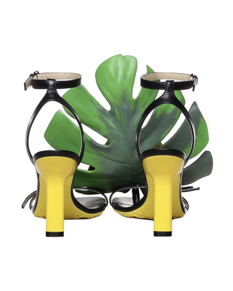 Loewe Leather Lamb Stiletto Heel Sandals Glam Steals