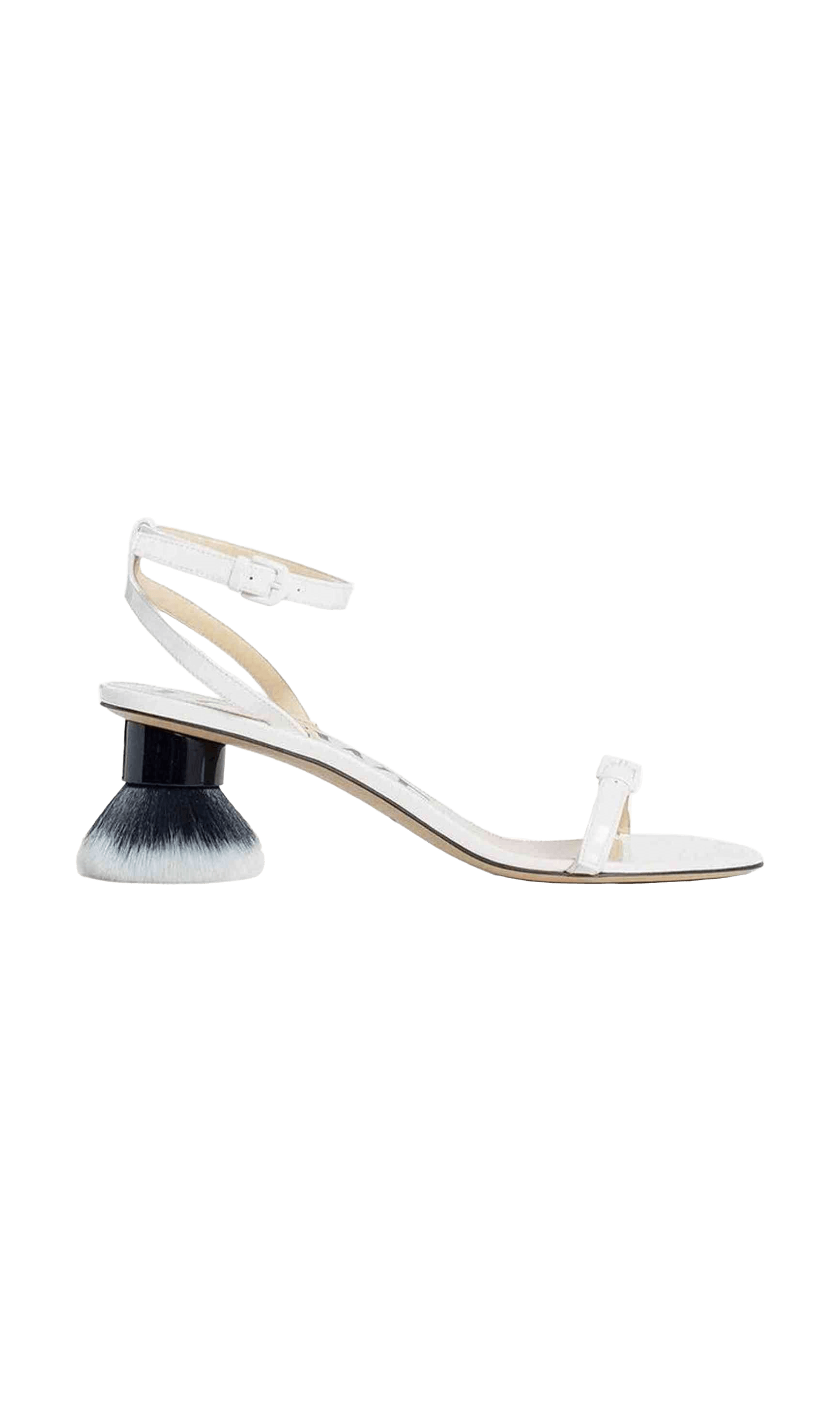 Loewe Leather Petal Brush Sandals Glam Steals