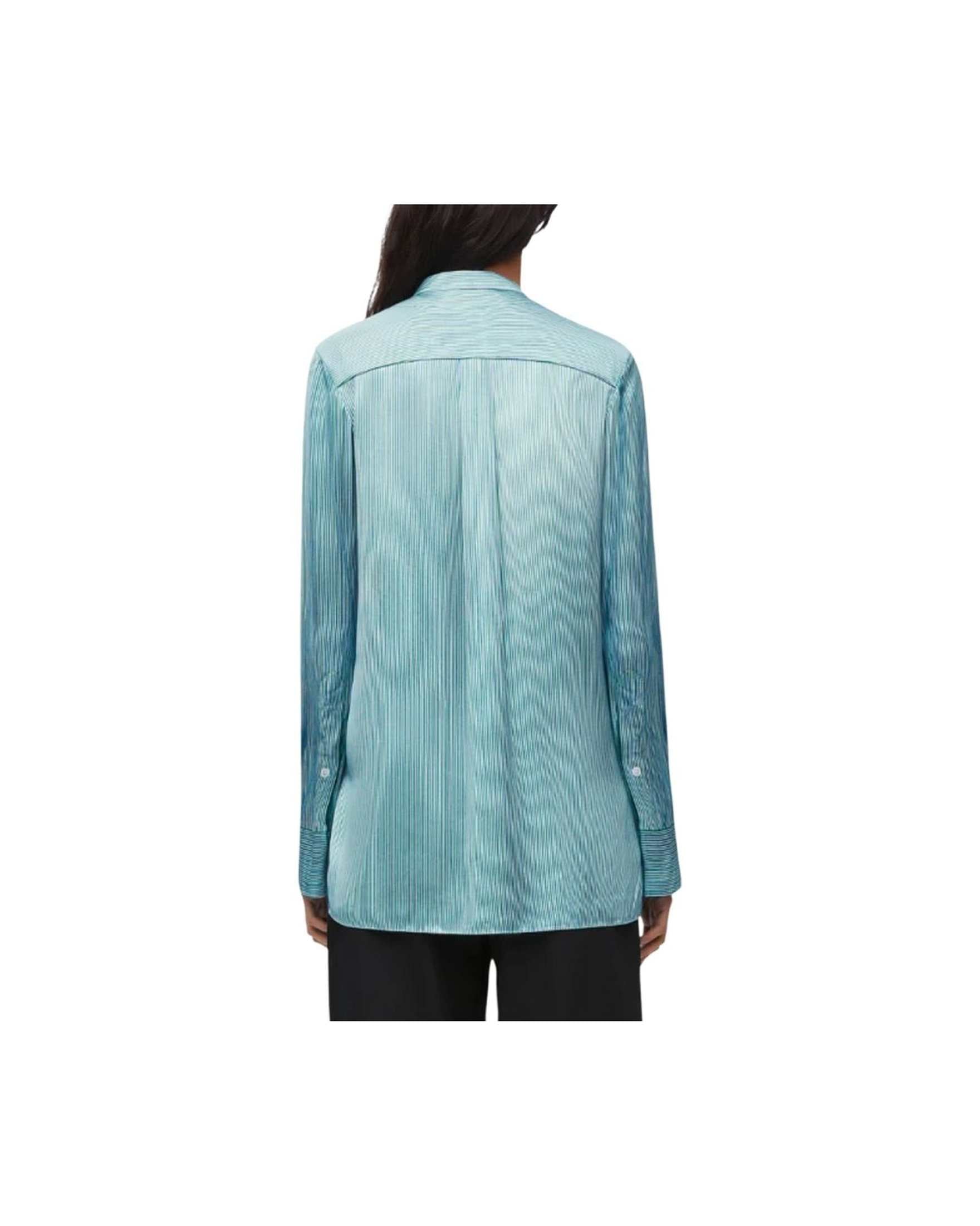 Loewe Silk Blend Striped Shirt Glam Steals