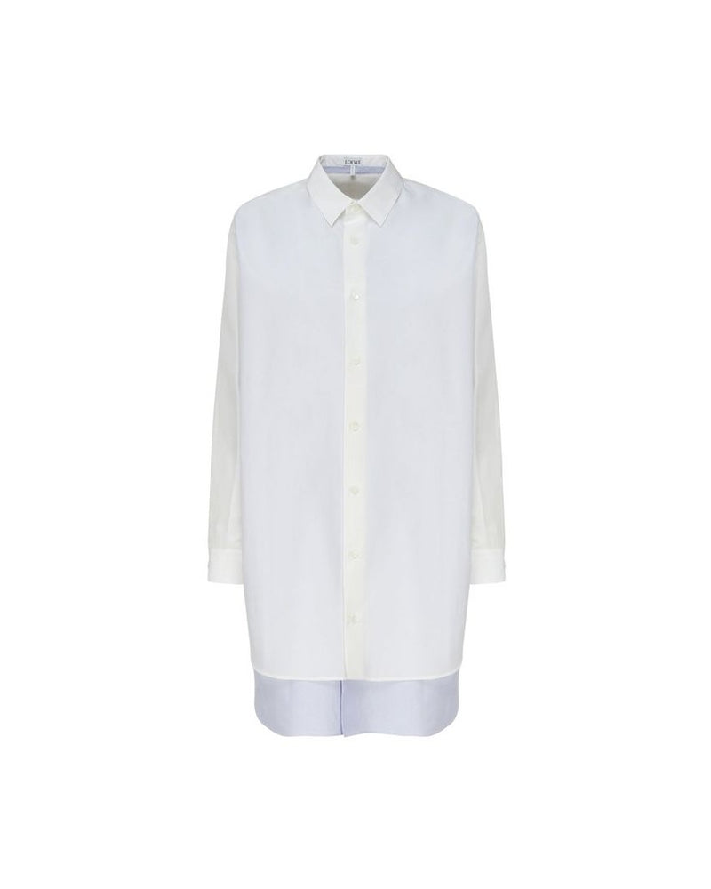 Loewe White Cotton Casual Dress Glam Steals