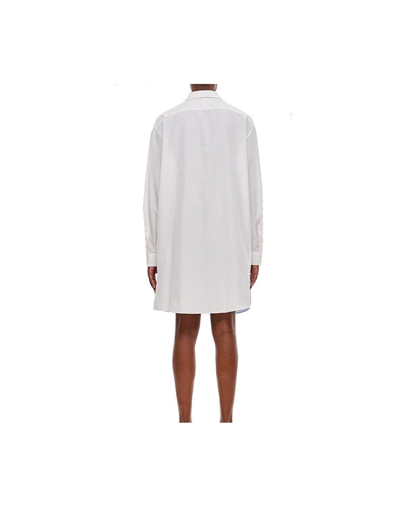 Loewe White Cotton Casual Dress Glam Steals
