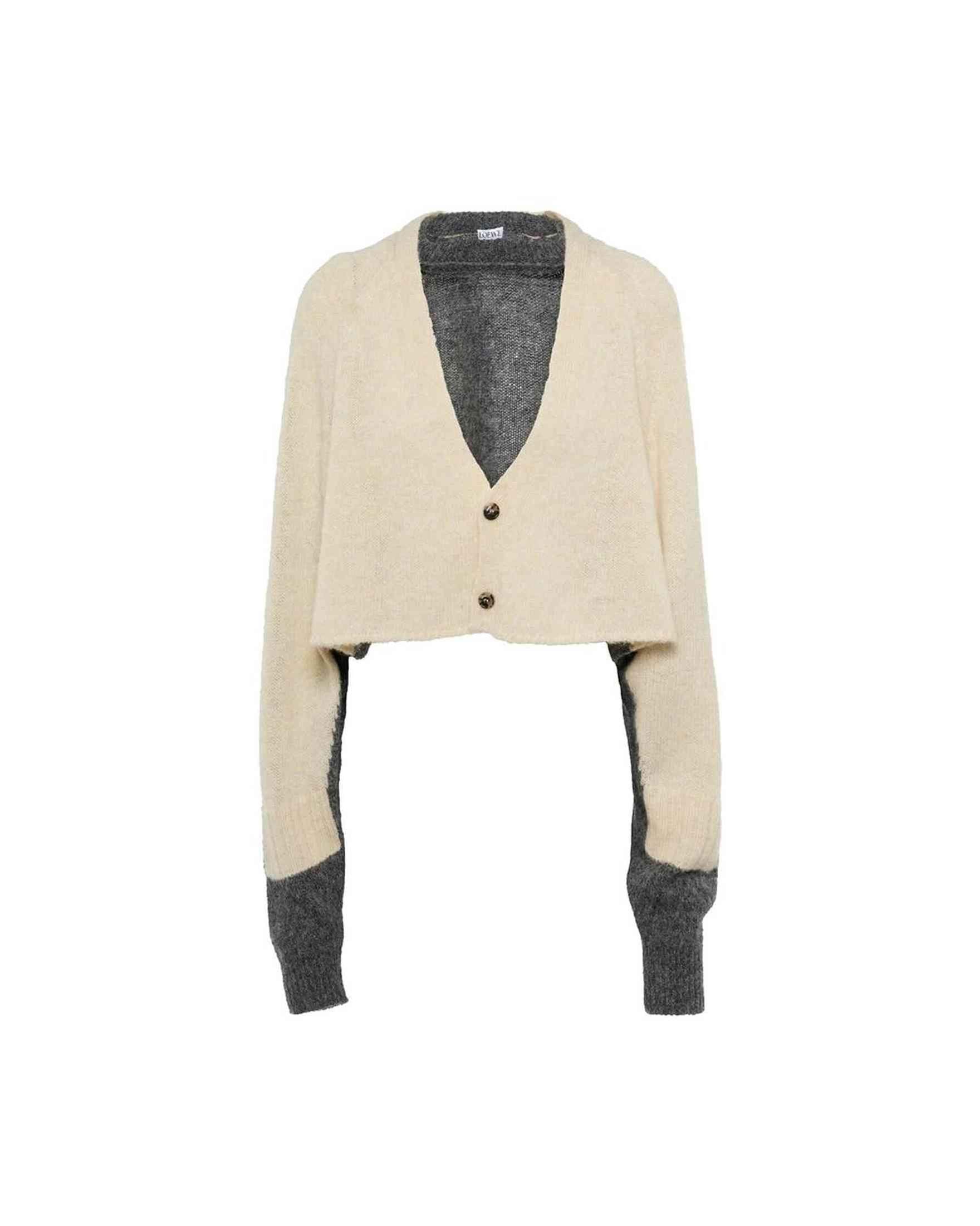 Loewe Wool Cropped Cardigan Glam Steals