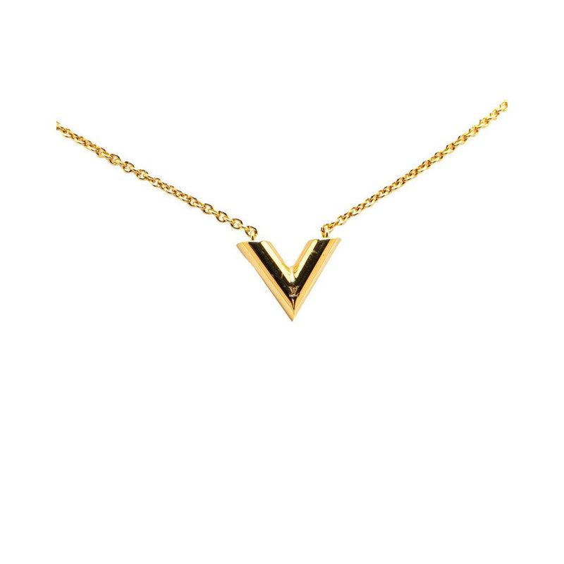 Louis Vuitton Gold Metal Necklace Glam Steals
