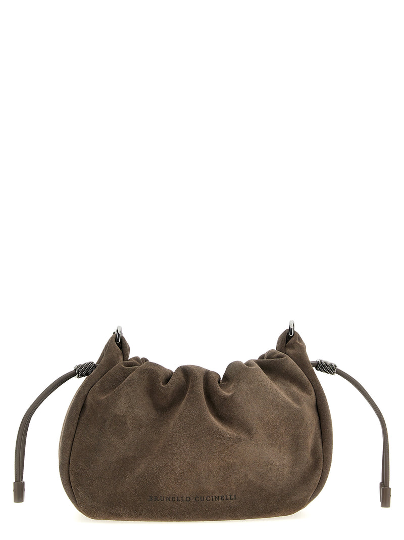 Brunello Cucinelli Bucket Mellow Mini Crossbody Bag General