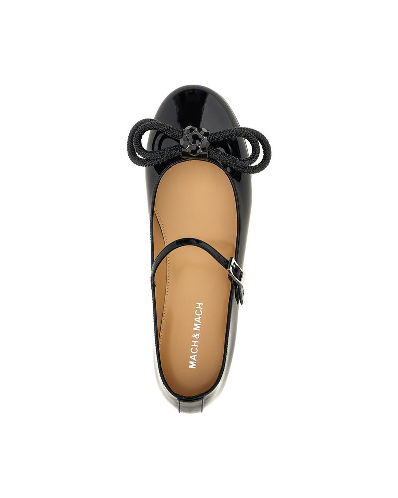 Mach & Mach Double Bow Ballet Flats Flat Shoes