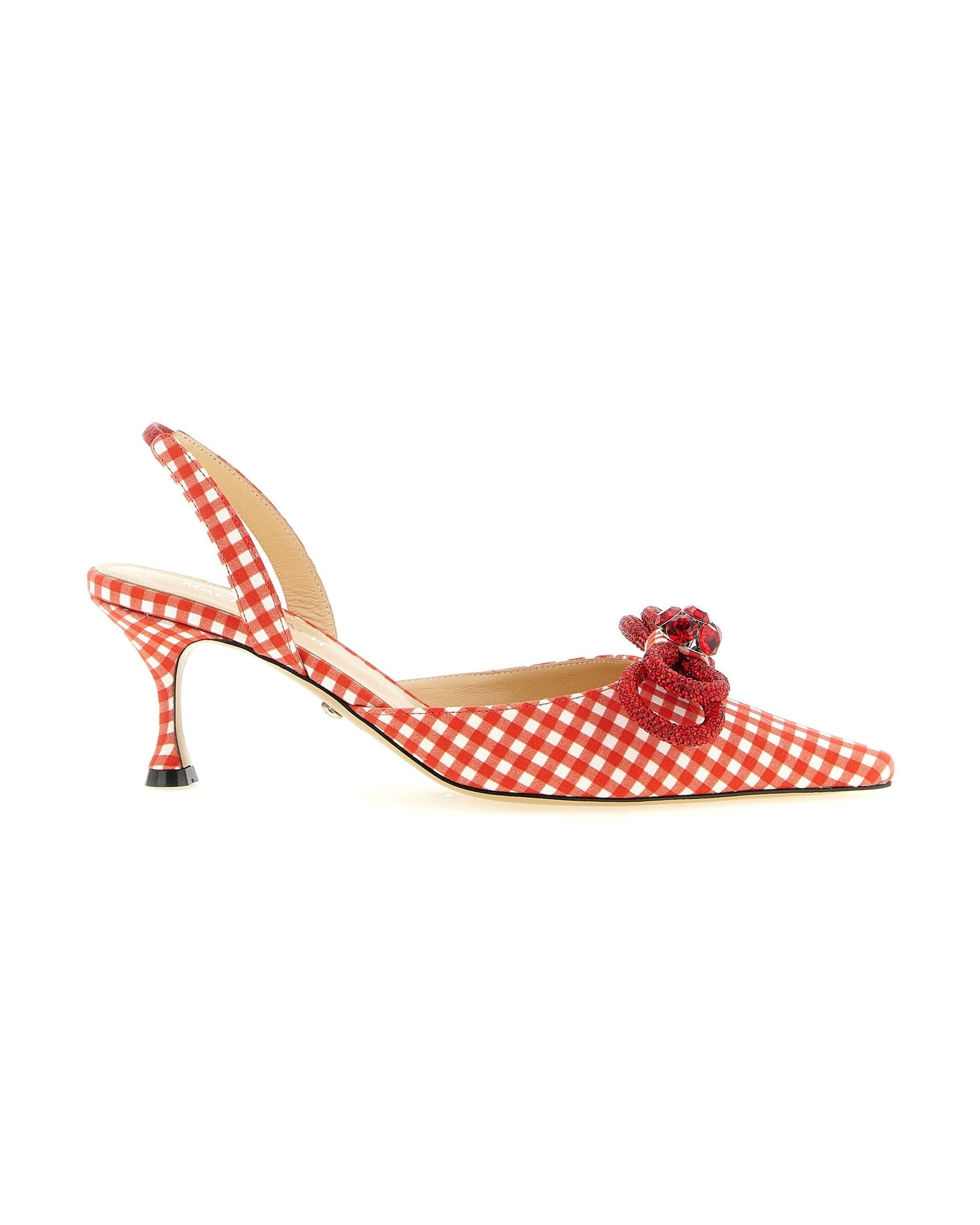 Mach & Mach Double Bow Slingback Pumps