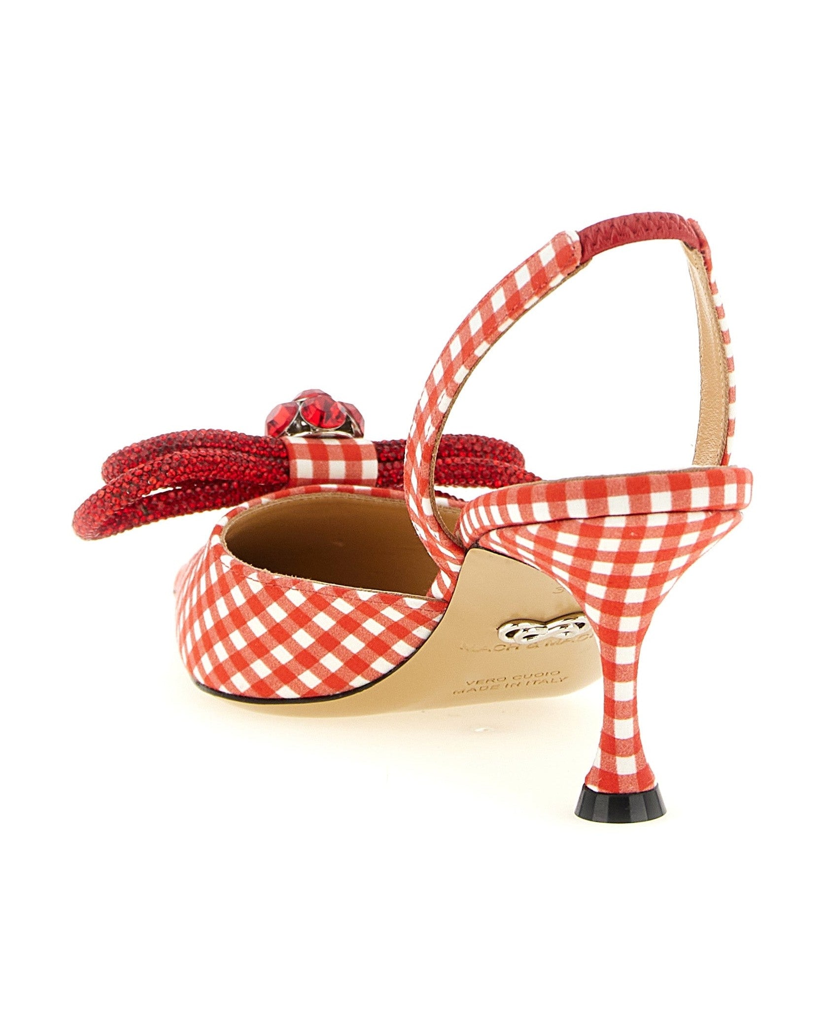 Mach & Mach Double Bow Slingback Pumps