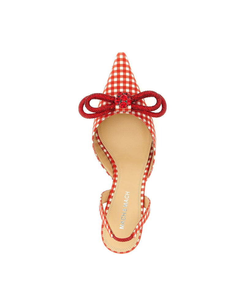 Mach & Mach Double Bow Slingback Glam Steals