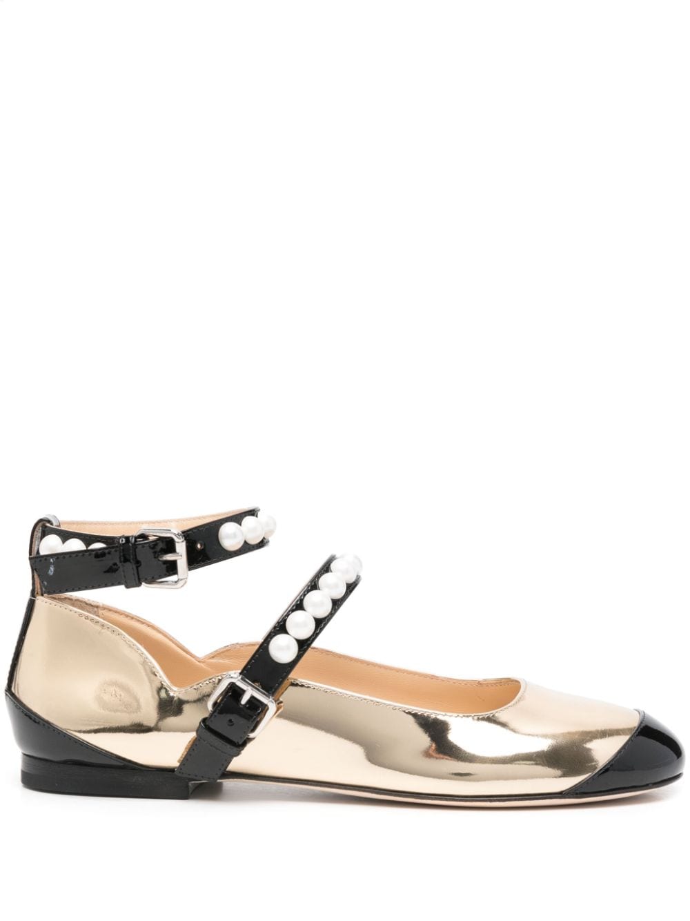 Mach & Mach Flat Shoes Golden Glam Steals
