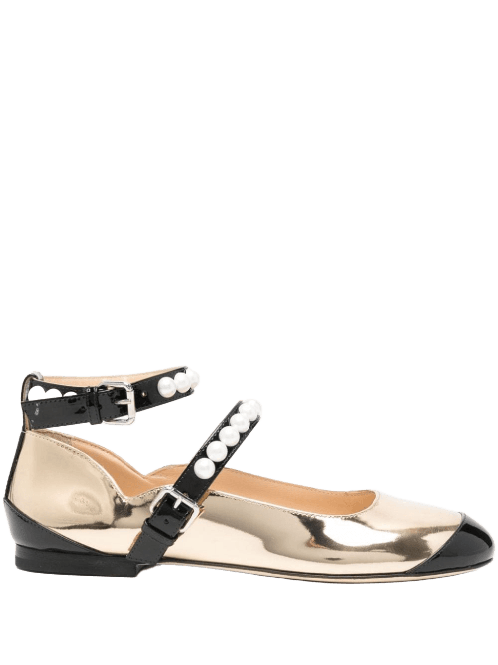 Mach & Mach Flat Shoes Golden Glam Steals