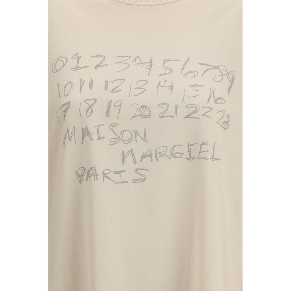 Maison Margiela Beige Cotton T-shirt Glam Steals