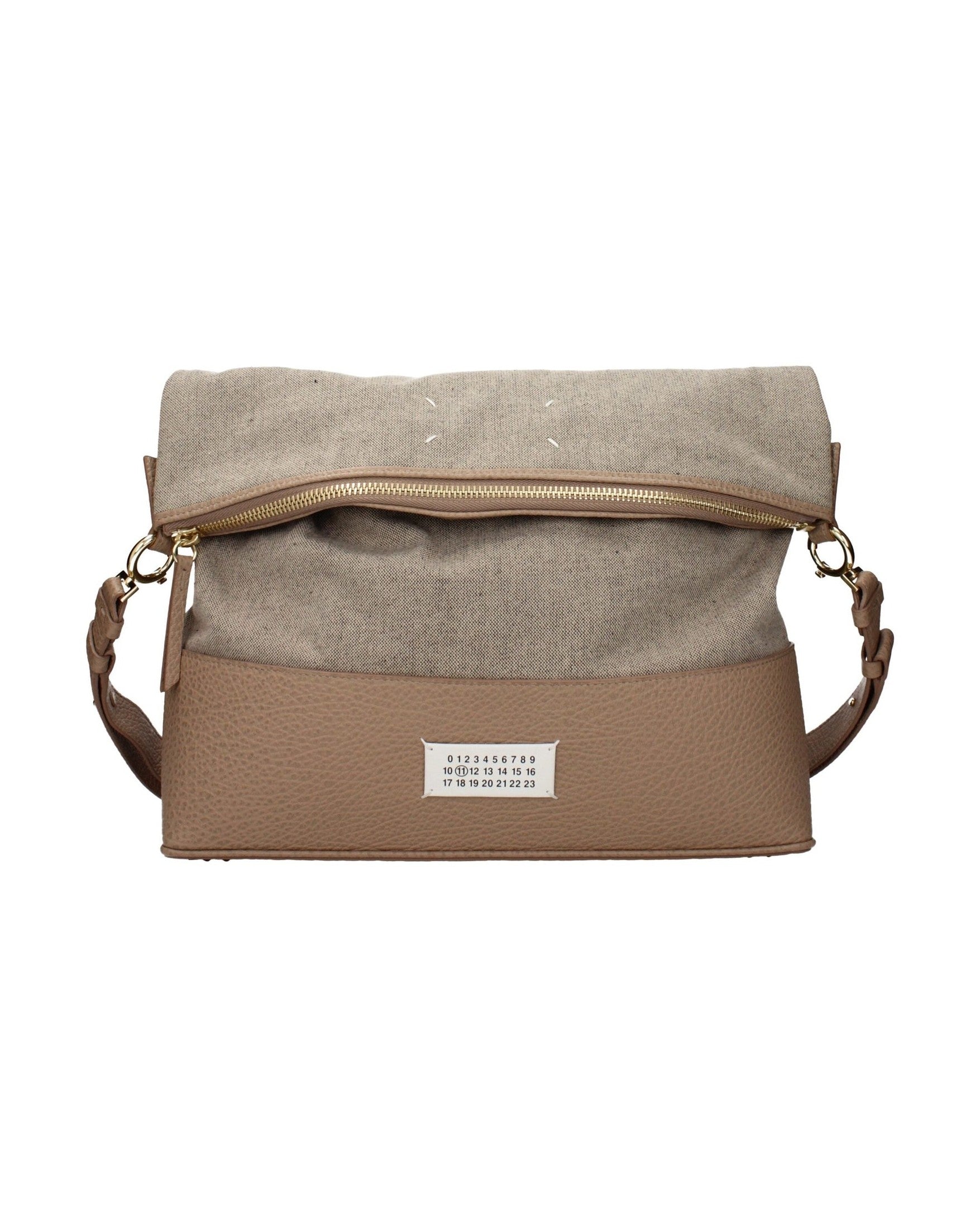 Maison Margiela Beige Fabric Shoulder Bag Handbags