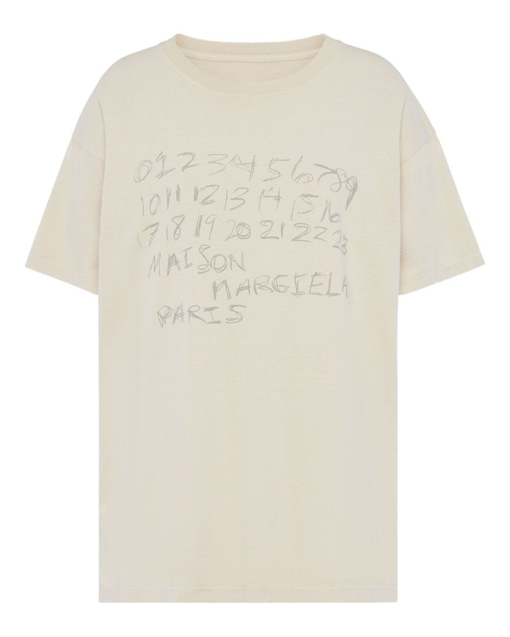 Maison Margiela Beige Polo T-shirt Topwear