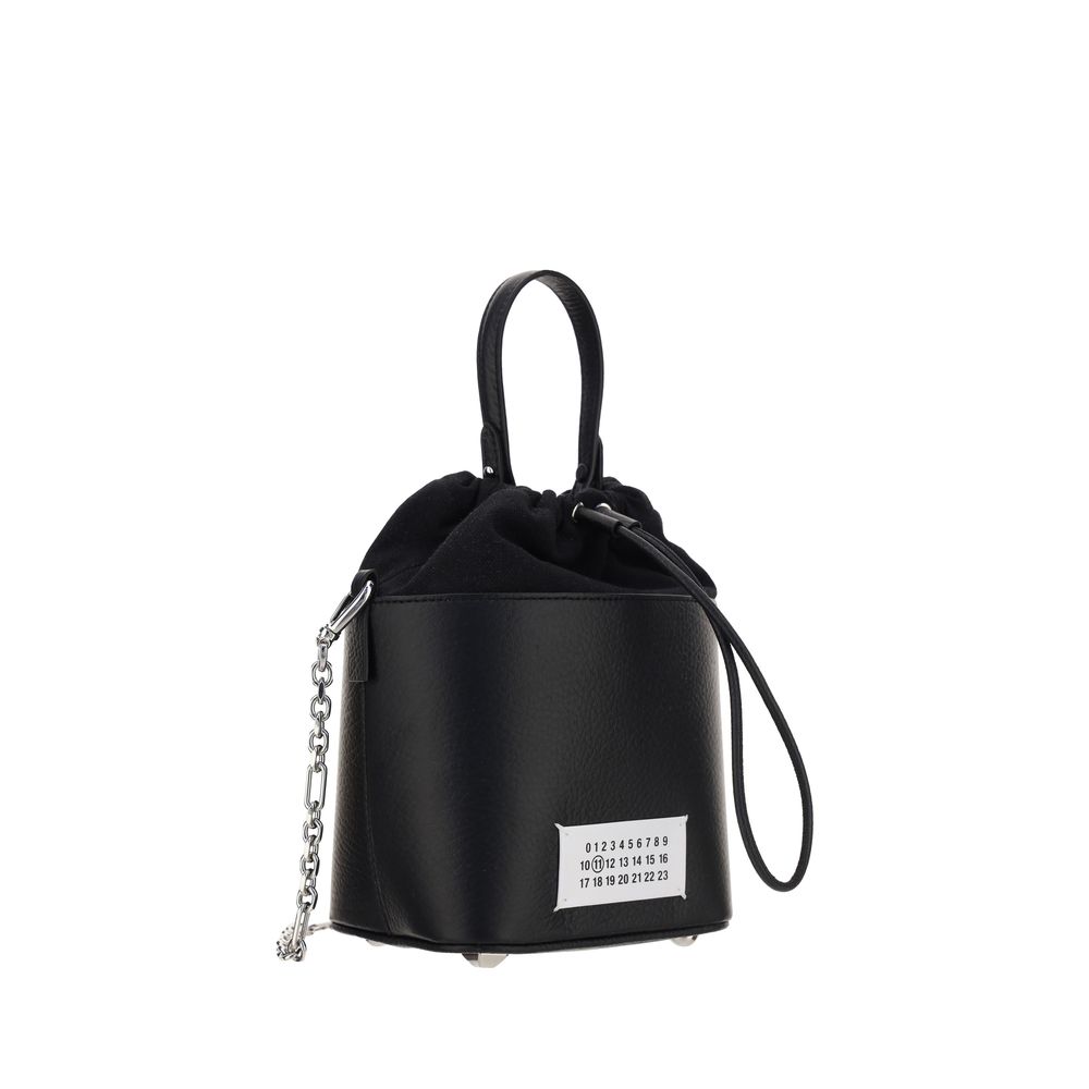 Maison Margiela Black Calf Leather Bos Taurus Bag 