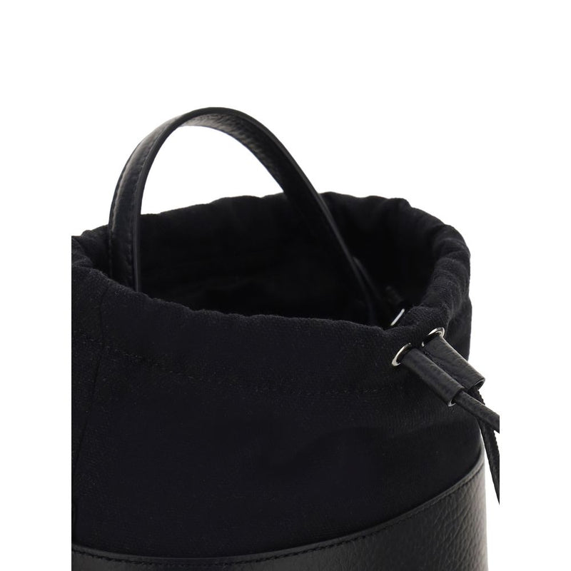 Maison Margiela Black Calf Leather Bos Taurus Bag 