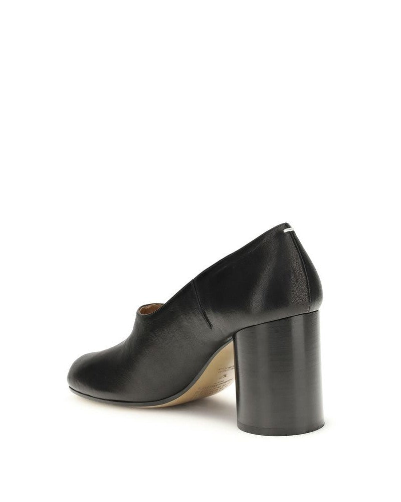 Maison Margiela Black Calf Leather Bos Taurus Platform Pumps 