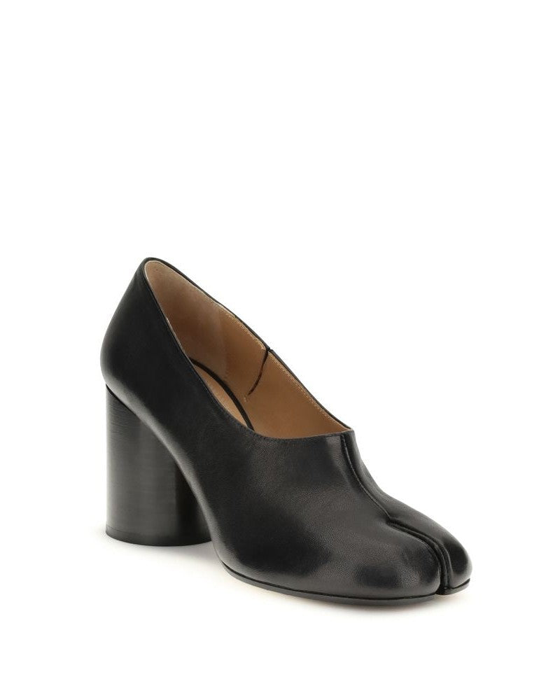 Maison Margiela Black Calf Leather Bos Taurus Platform Pumps 