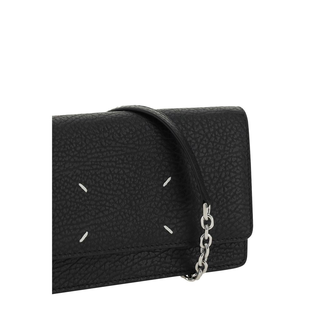 Maison Margiela Black Calf Leather Bos Taurus Wallet Glam Steals