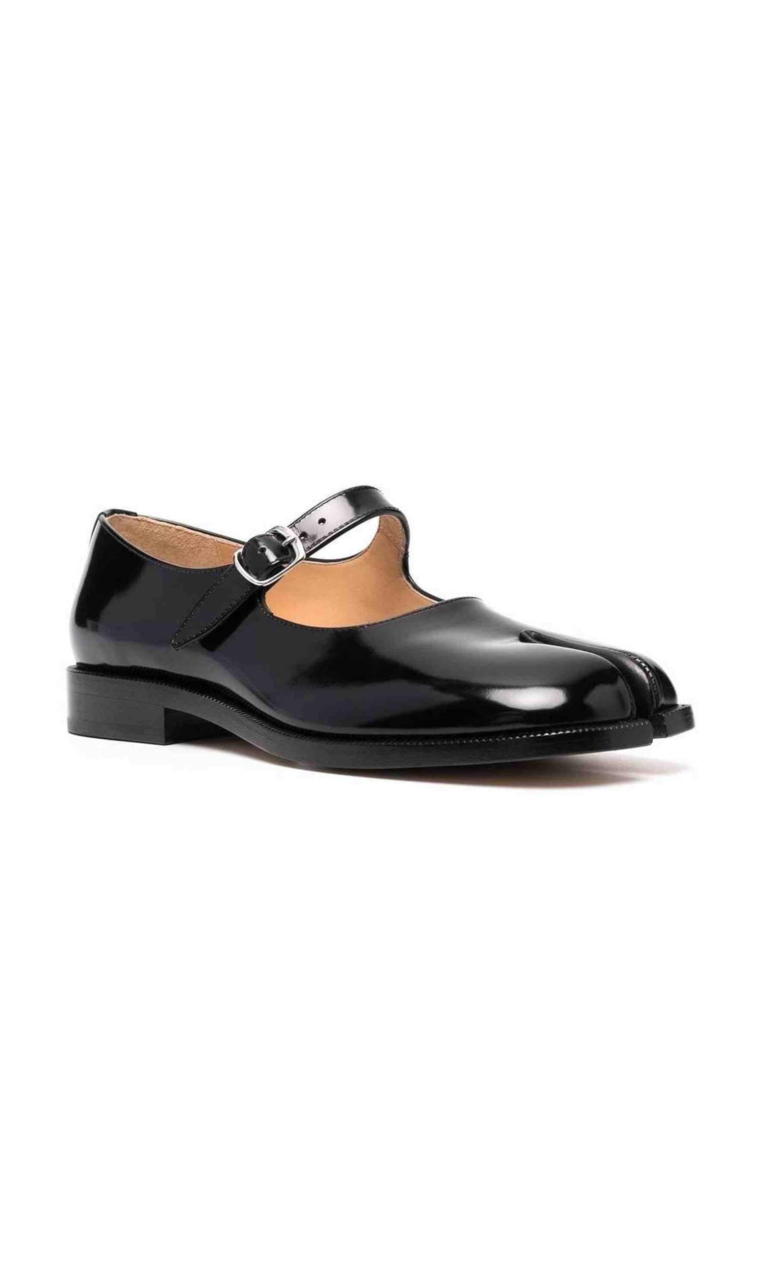 Maison Margiela Black Flat Shoes Glam Steals