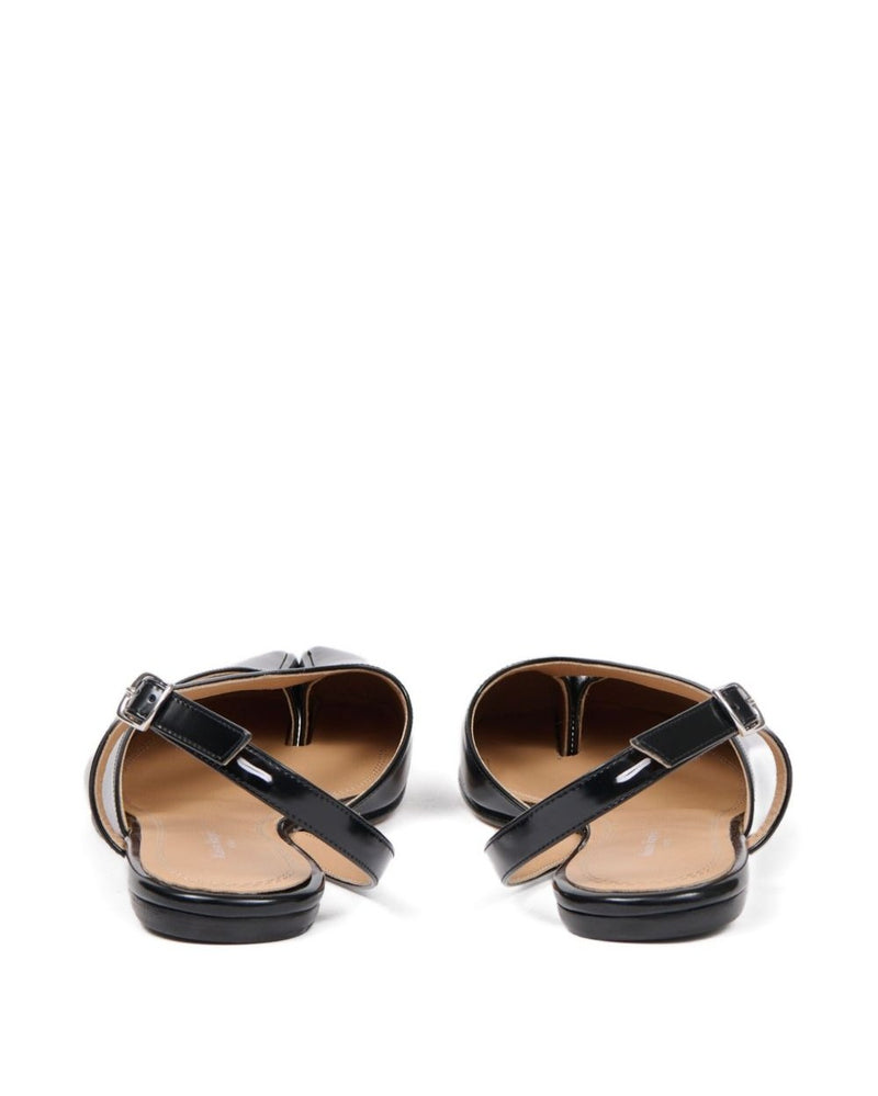 Maison Margiela Black Flat Shoes Glam Steals