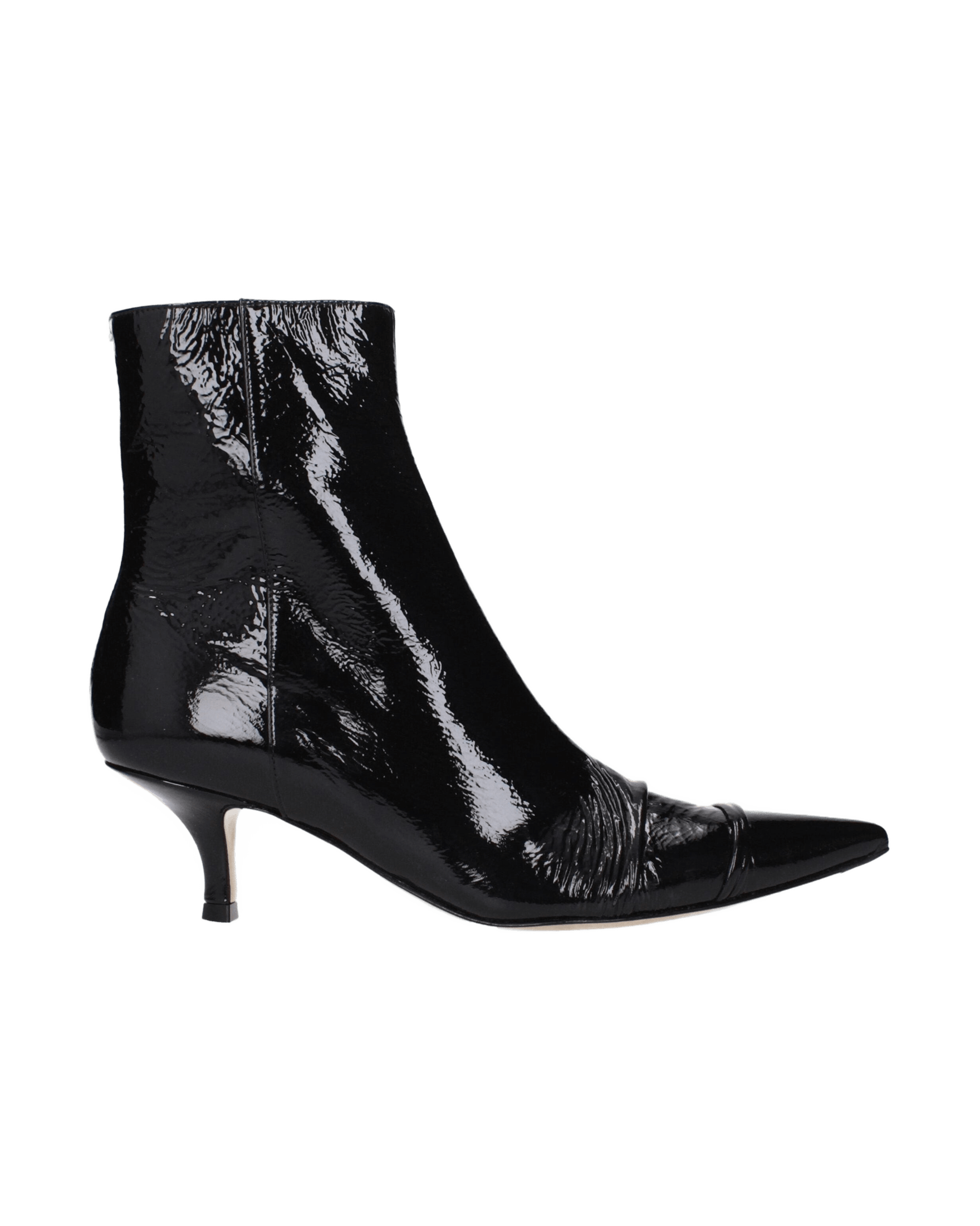 Maison Margiela Black Leather Ankle Boots Glam Steals