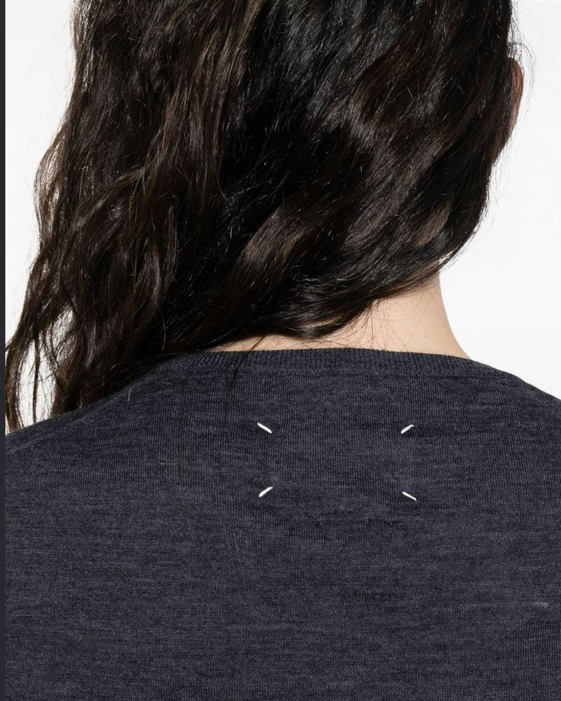 Maison Margiela Blue Sweater Glam Steals