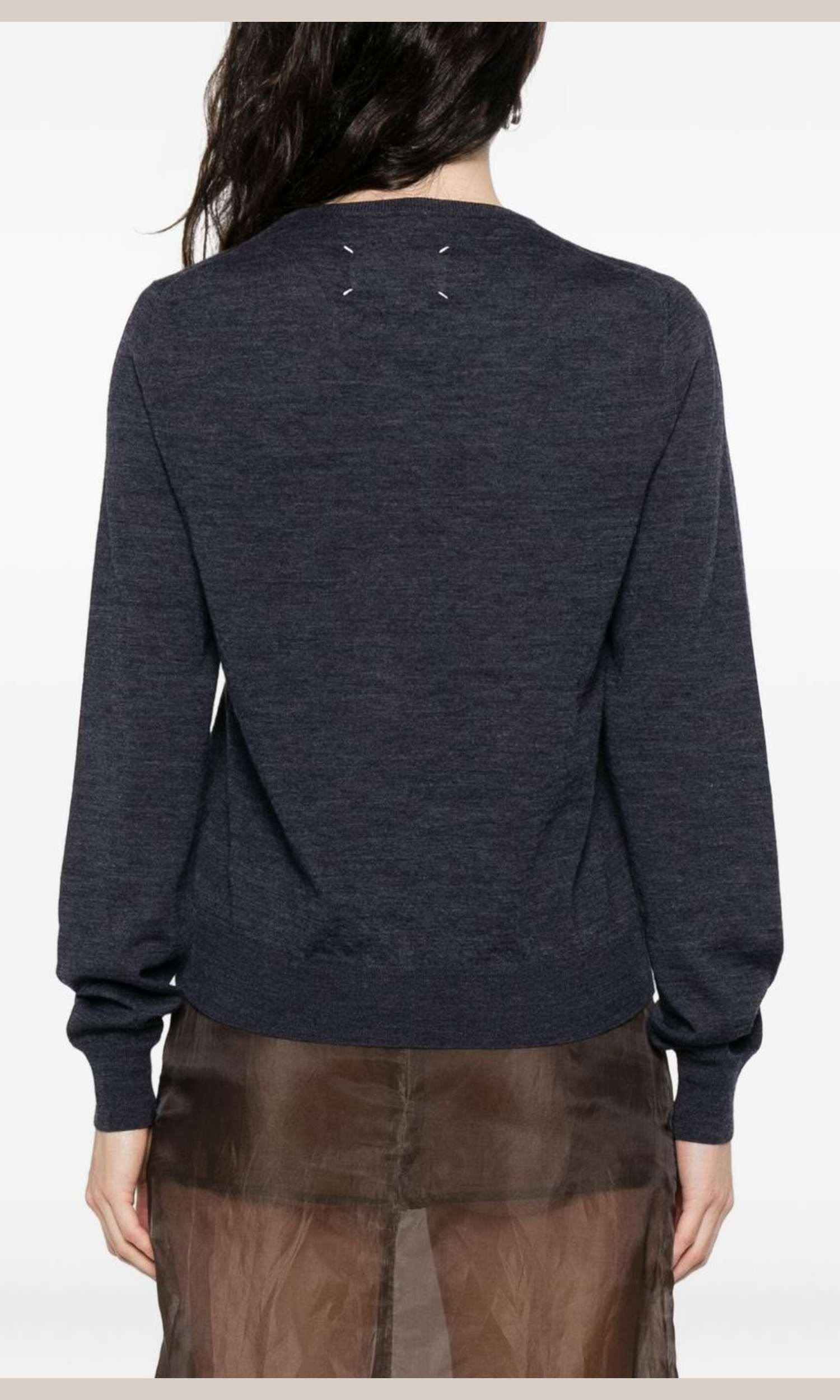 Maison Margiela Blue Sweater Glam Steals